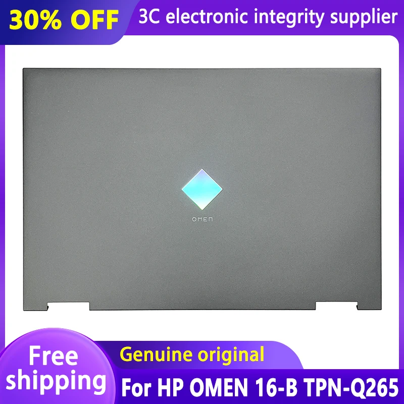 

Original New For HP OMEN 16-B TPN-Q265 Laptop LCD Top Cover Back Case with Screen antenna Rear Lid Replacement Housing G3KLCTP10