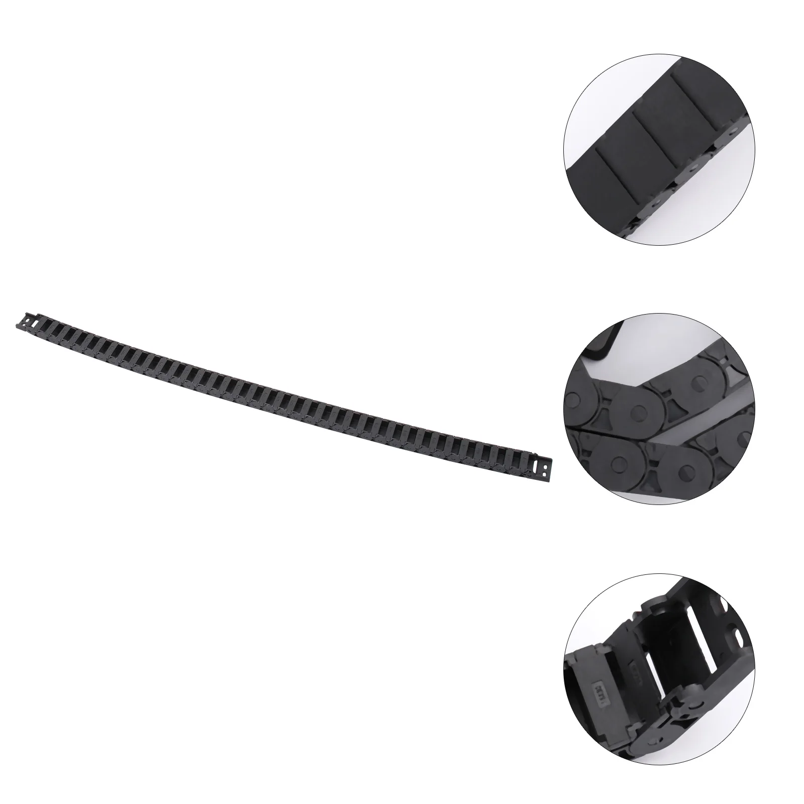 

Flexible Machine Tool Accessories Drag Chain Cable Carrier Catheter Black Nested