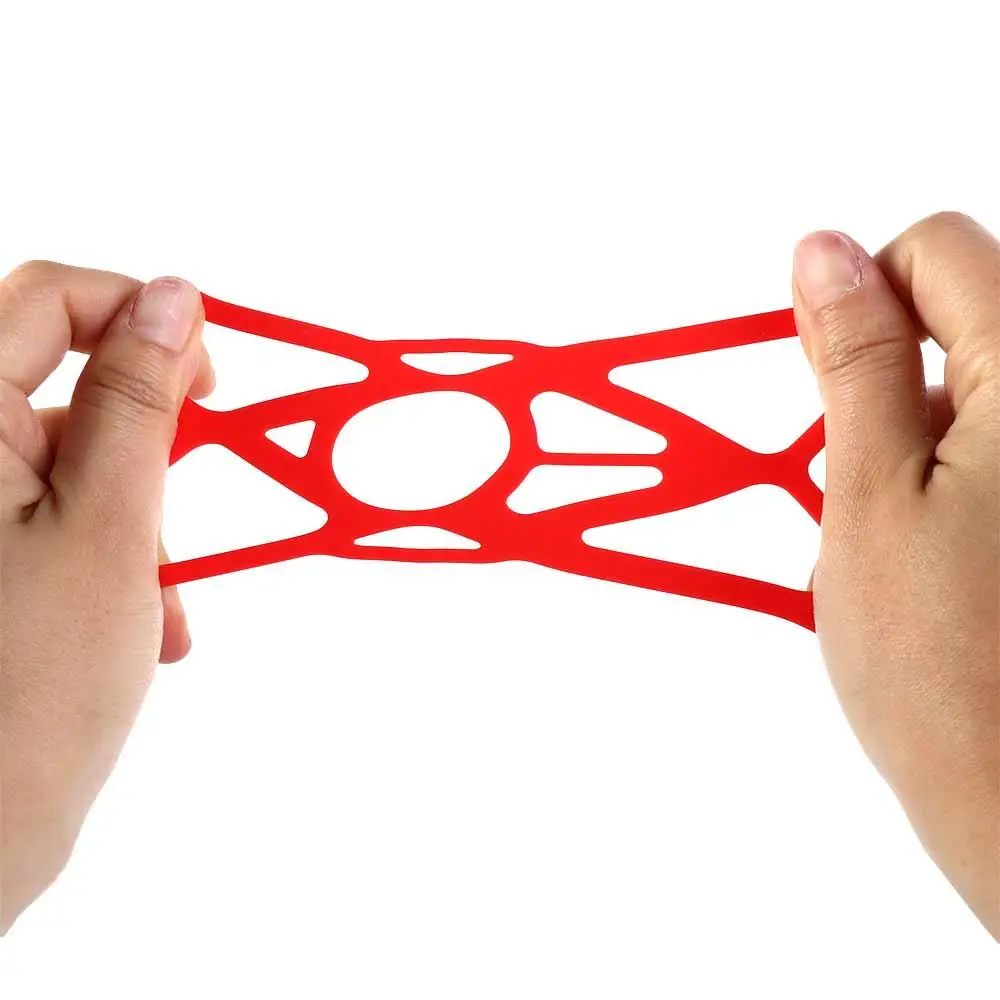 لينة دراجة نارية مطاطا الأمن حزام سيليكون الهاتف الخليوي جبل المقود الأمن العصابات حامل هاتف الدراجة الهواتف حامل الفرقة #3