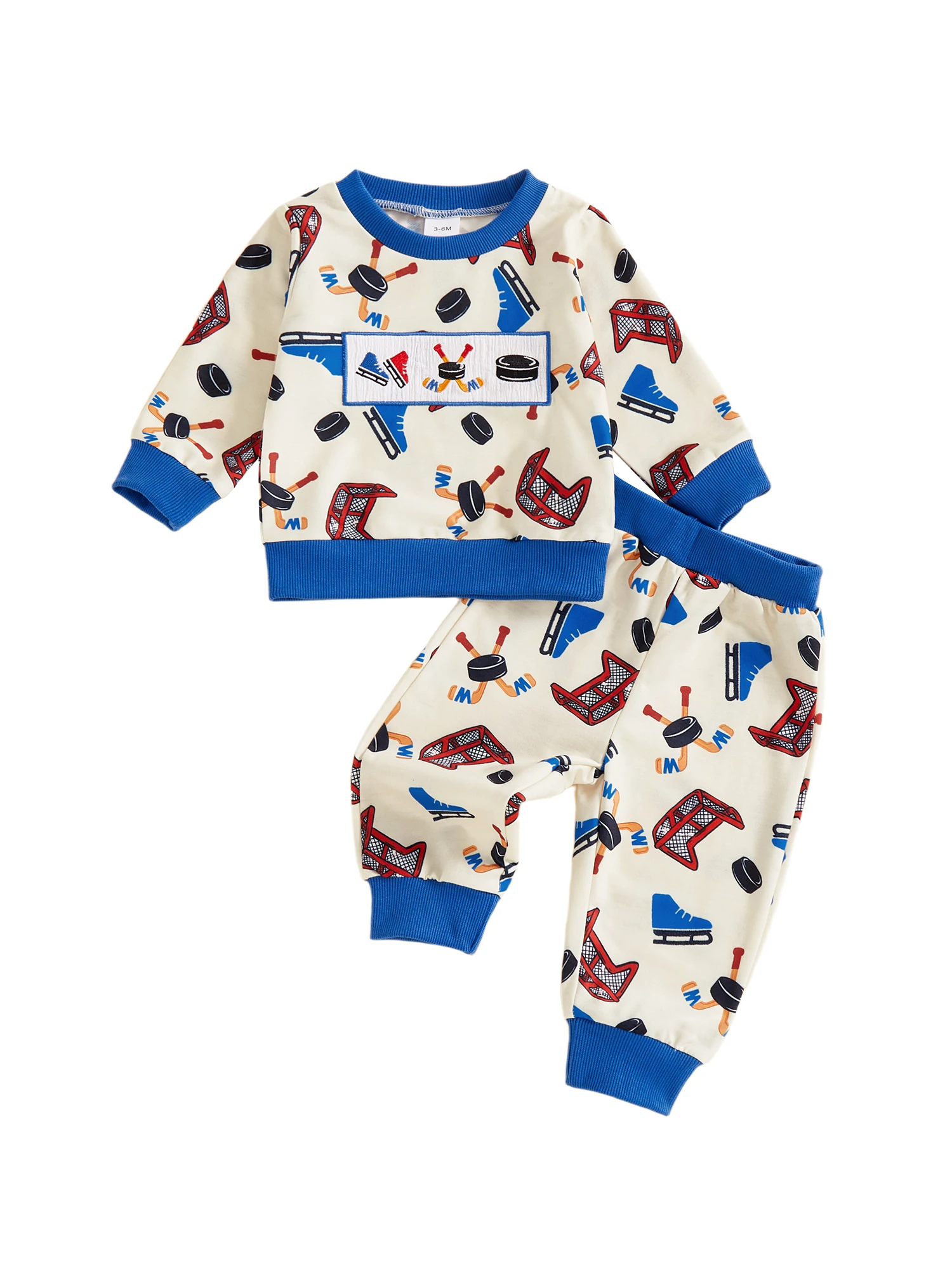 Completo invernale da bambino in 2 pezzi, accogliente felpa con cappuccio in pile, set da jogging, vestiti alla moda per la stagione fredda