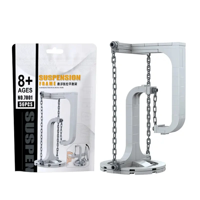 56 ชิ้น Suspension Tension Balance กรอบ Building Block ชุดตกแต่งปริศนาสร้างสรรค์ประกอบของเล่นสําหรับของขวัญวันฮาโลวีนคริสต์มาส