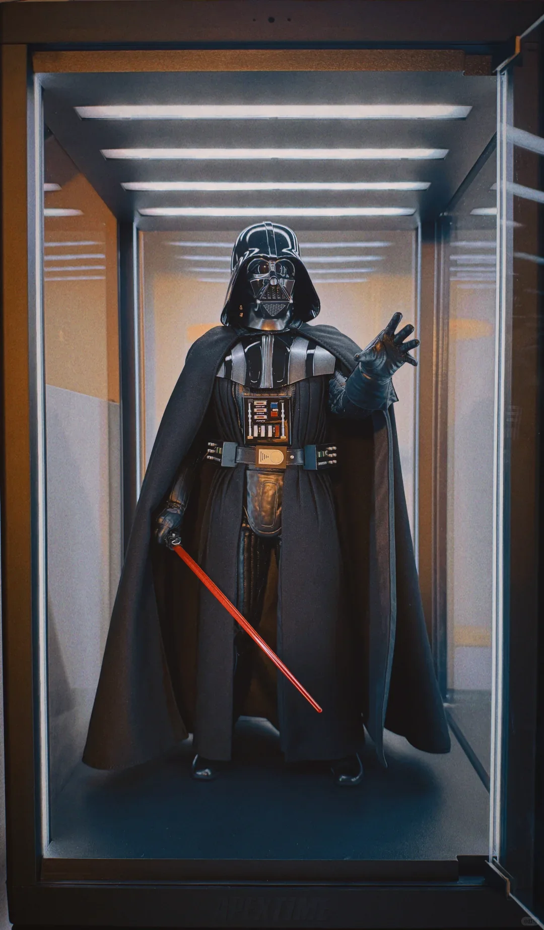 Neue Kollektion 30cm Kriegs-Anime-Charakter Darth Vader Leuchtende Sprechende Figur Desktop-Dekoration Halloween Sammlerstück Geschenk