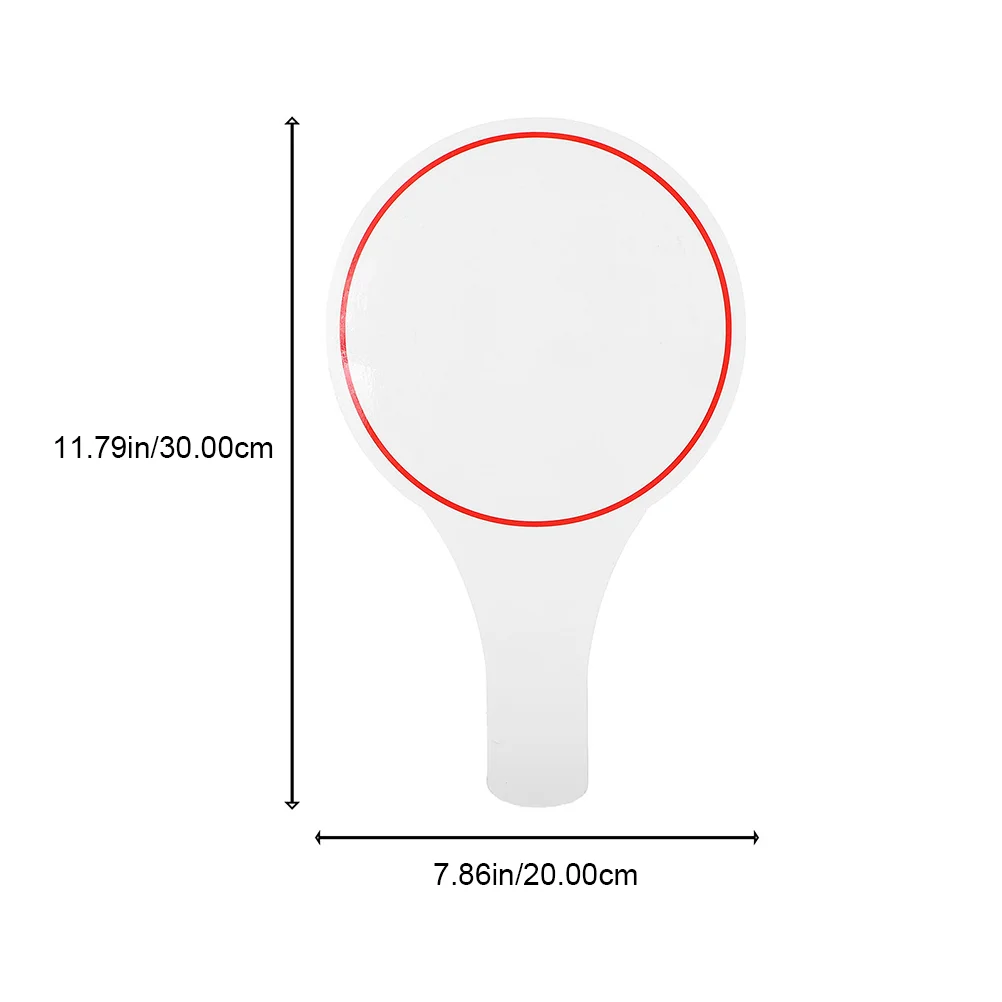 5 Pcs Score Board Handheld White Scoreboard Whiteboard Scoring Single Side Write Foam Student DIY Blank Writing