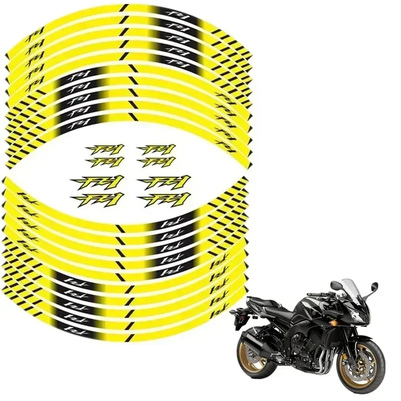 

For YAMAHA YZF FZ1 Motor Parts Contour Wheel Decoration Decal Sticker - B