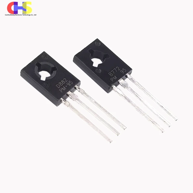 20-50pcs 2SB772 2SD882 TO-126 B772 PNP D882 NPN SOT-89 Audio Power Transistor