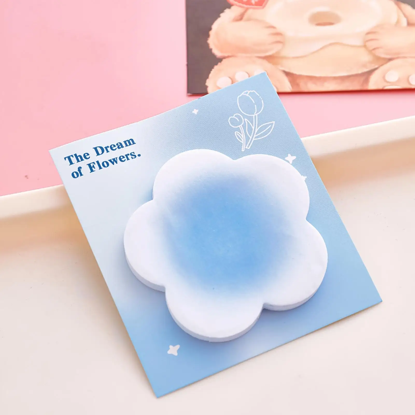 Gradient Sticky Notes Gradient Color Sticky Note Pads Planner Special-shape Sticky Notes For Kids Adhesive Sticky Notes