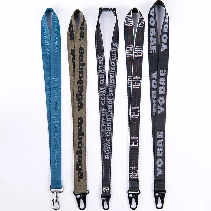 Wholesale of Various Models Lanyard Neck Rope Keychain Personal Printing Custom Landyard With My Logo Company Name Phone Number