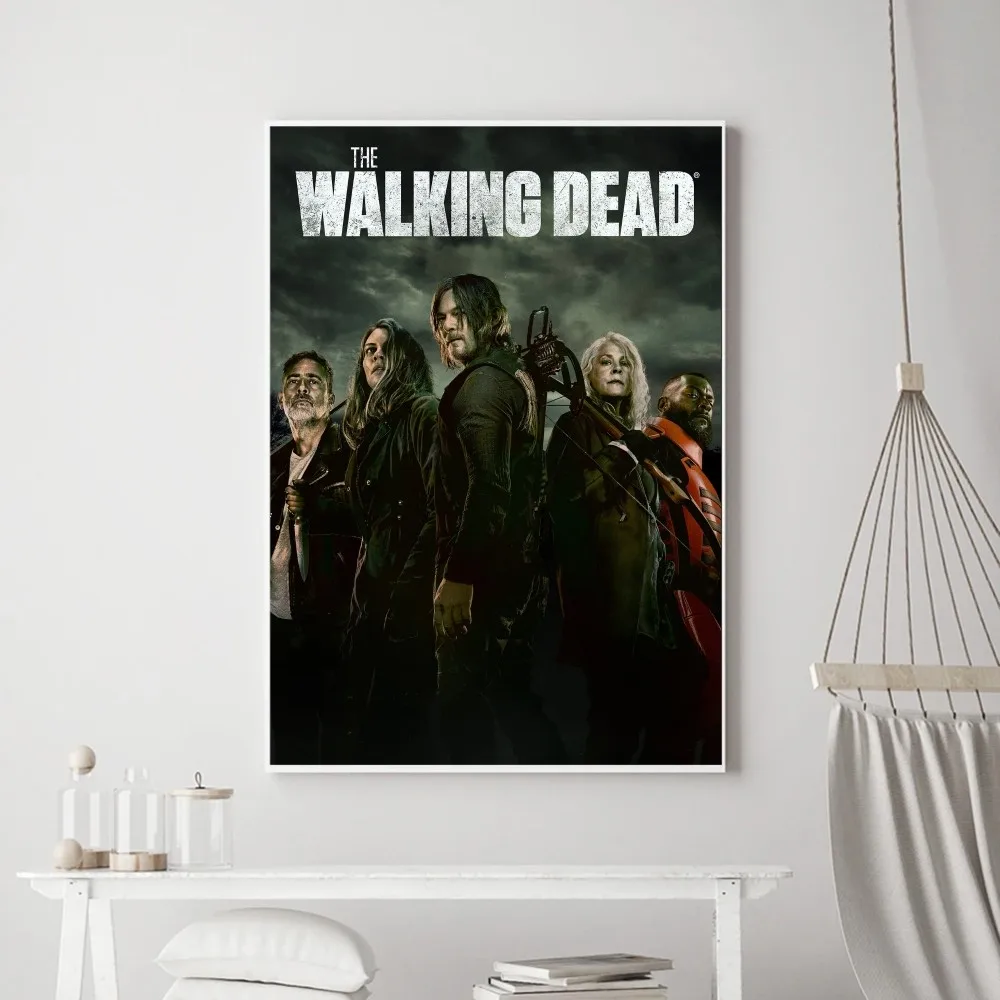 The W-Walking D-Dead Series Prints Poster Wall Painting Bedroom Living Room Wall Bar Restaurant Sticker Small