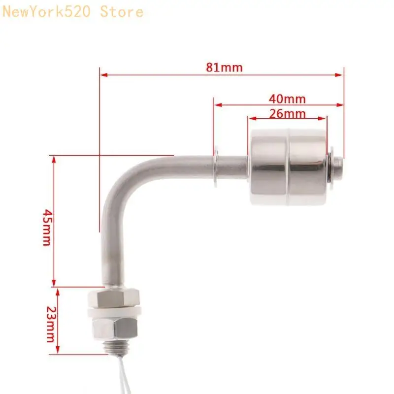 Stainless Steel Float Switch Vertical for Head Liquid Water for Tank N84C