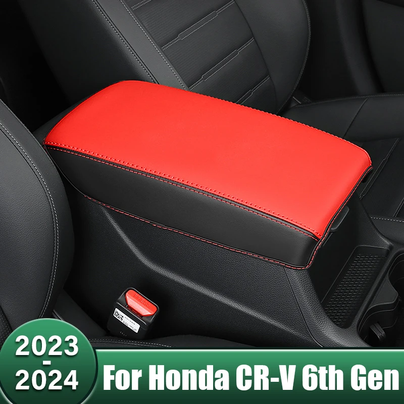 

Car Armrest Box Center Console Lid Armrest Cover Interior Protection Trim Accessories For Honda CR-V CRV CR V 6th Gen 2023 2024