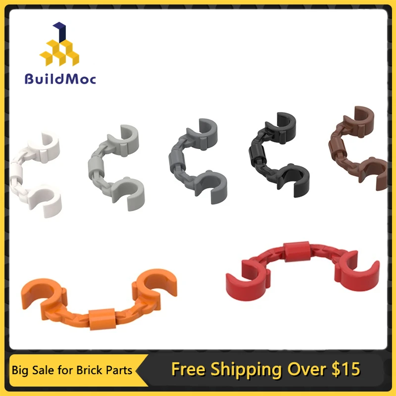 10PCS MOC Compatible Assembles Particles 61482 Handcuffs Building Blocks Parts DIY Educational Creatives gift Toys