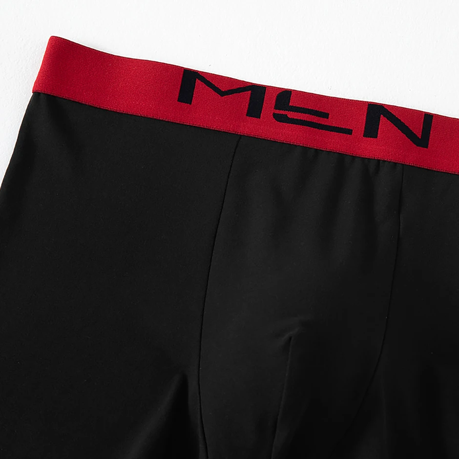 5/10-teiliges Set saisonale modische Herrenunterwäsche, flache Eckhose, bequem, Übergröße, Farbe, Herren-Shorts mit elastischer Taille – Detail 21