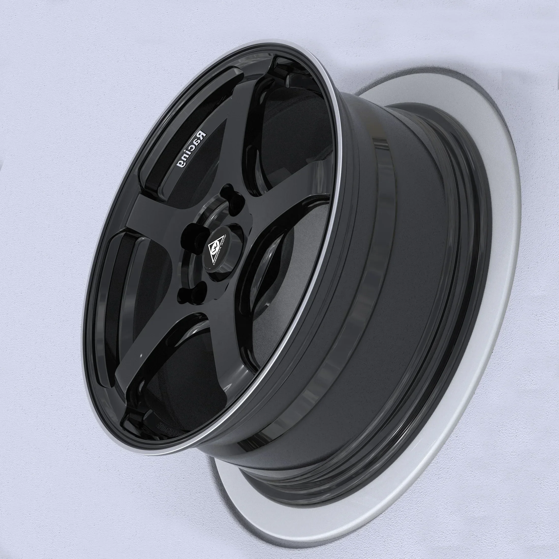 6061-T6 Matte Black Forged Wheels Concave Staggered Alloy 5x112 18 19 20 21 22 Inch for ADVA Racing TC-4 Aluminum Customized