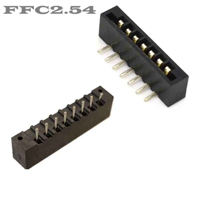 

50PCS FPC / FFC 2.54mm Connector Socket PCB Connectors 4 5 6 7 8 10 12 16 17 18 19 20 pin Right angle strange