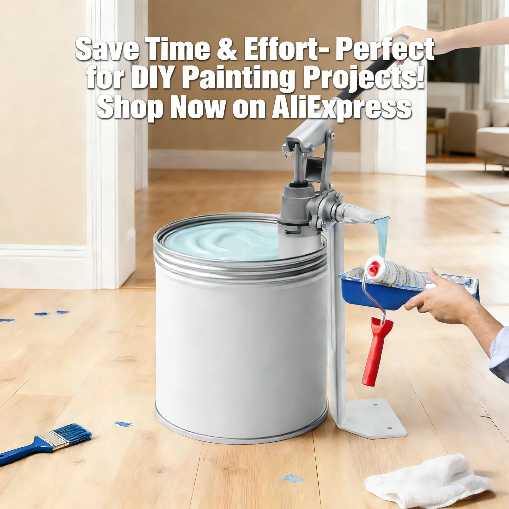 

Loading Pump, 304 Stainless Steel Manual Loading Pump for Slurry, Filling Cones and Boxes, Industrial Contractor Grade Mud Pump