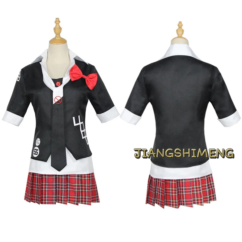 Danganronpa Cosplay Anime Junko Enoshima Emboitement Inushio Kimuchi Dangan Ronpa Trigger Happy Havoc Cosplay Costume