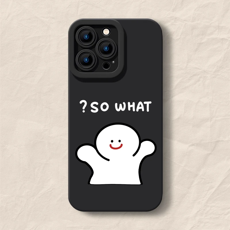 

So What Phone Case For iPhone 17 16 15 14 13 12 11 Pro Max 17 Pro 14 13 12 Pro 15 11 Pro 16 14 Plus XR XS X 16E SE Matte Cover