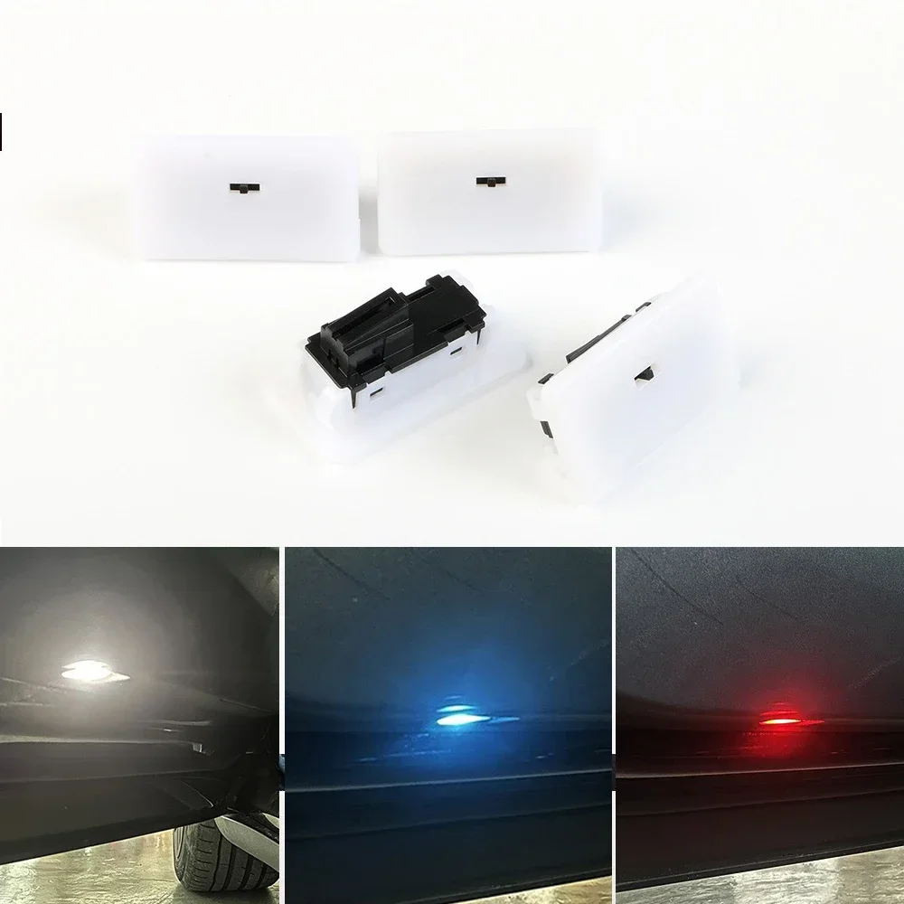 Car Door welcome light LED For Tesla Model 3 Y S X Fit Trunk Frunk Puddle Foot Lights Interior Lighting Bulb Decorative Parts