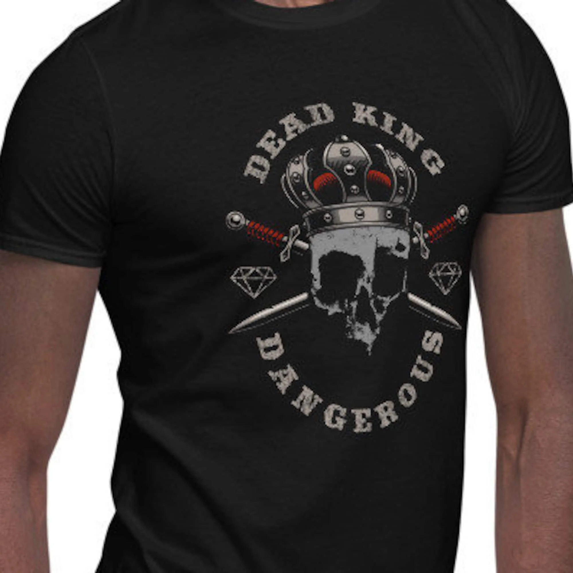 Dk Dangerous Skullduggery Streetwear Skull T Shirt Design