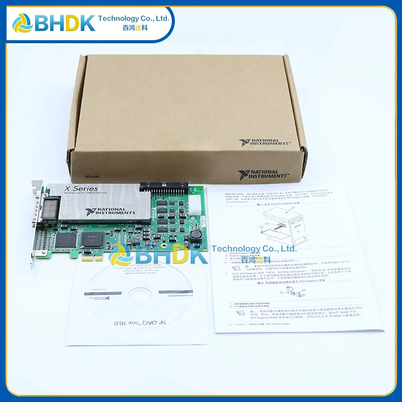 FOR NI PCIe-6363 Multifunction DAQ Card 32CH 16Bit 2MS/s AI 4CH AO 48CH DIO For Test Automation