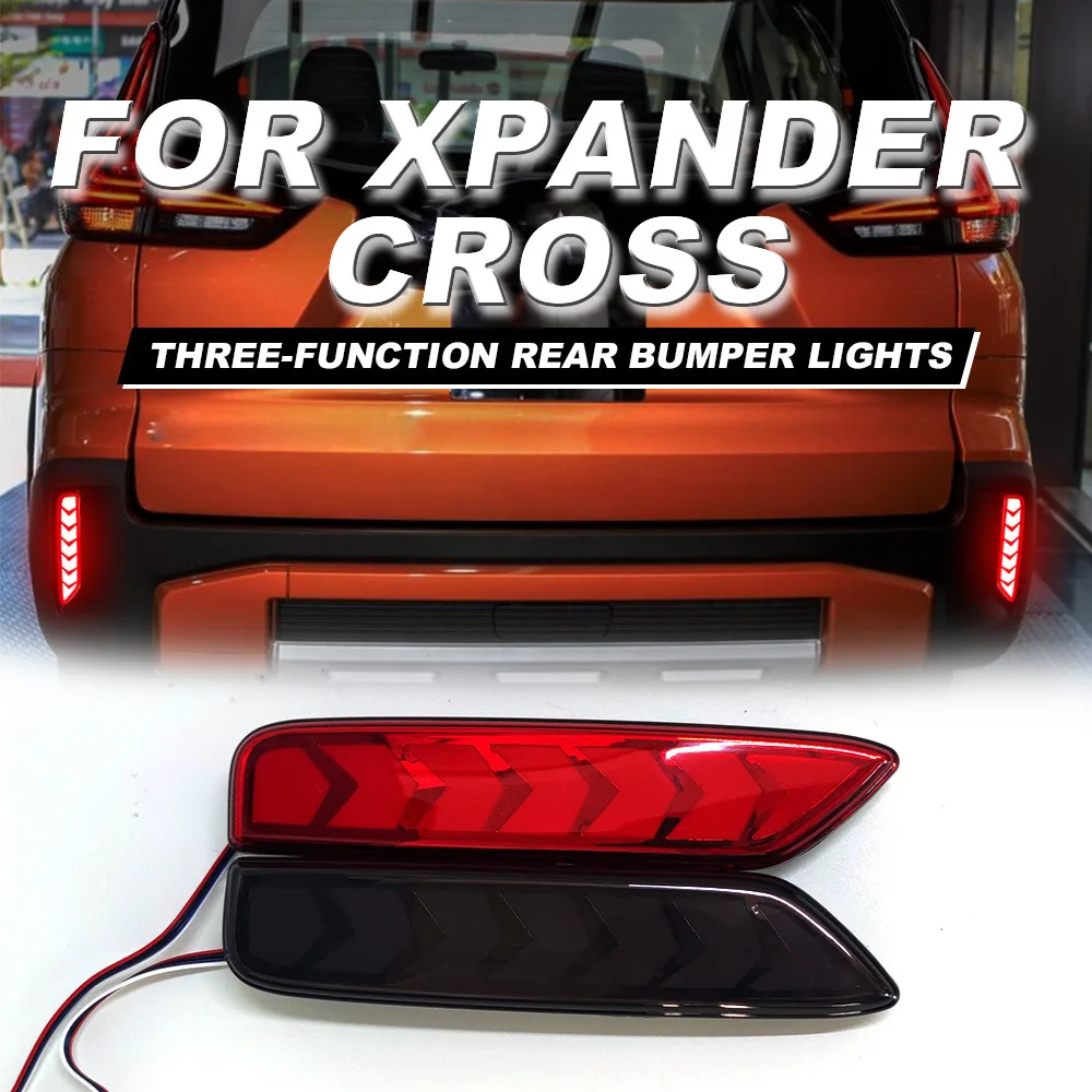 Applicable to Mitsubishi XPANDER CROSS rear bumper lights, rear bumper light surround, and light beam turn signals