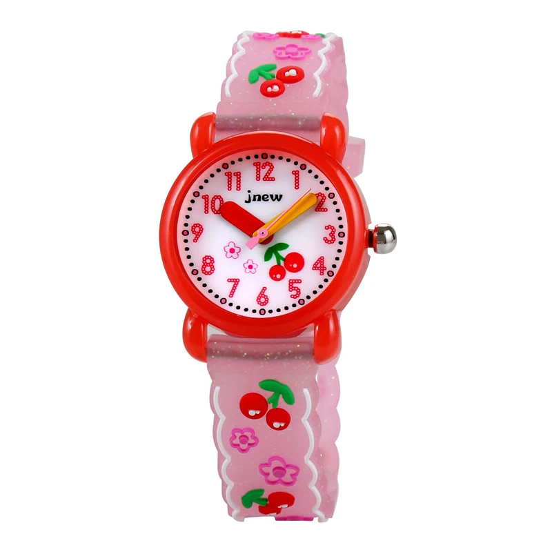Uالتايلاندية C19 ساعات الأطفال ثلاثية الأبعاد لطيف الكرتون سيليكون للأطفال فهم الوقت مقاوم للماء المدرسة الابتدائية الفتيات ساعة كوارتز