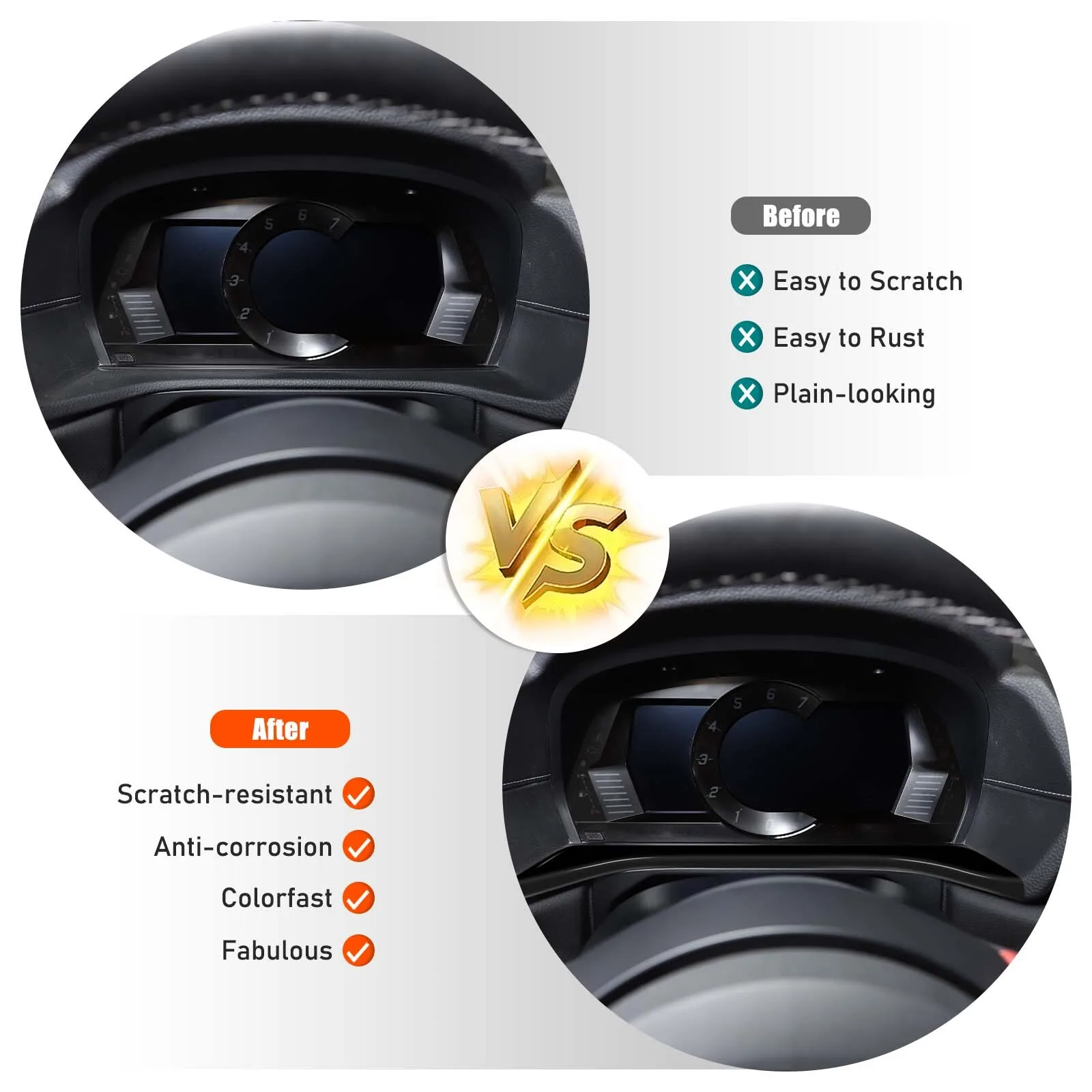 

Накладка на нижнюю панель приборной панели из ABS-пластика под карбон, глянцевый черный цвет, для Toyota GR Supra A90 2019-2025, аксессуары для стайлинга