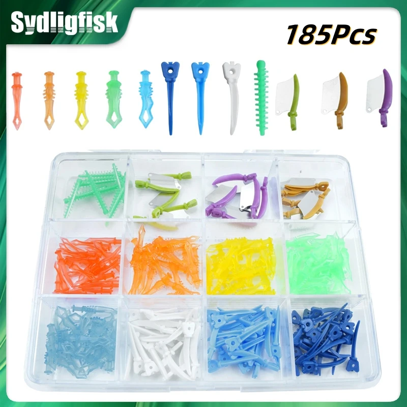 185Pc Dental Interdental Wedges Tulwar Wedges Tooth Gap Wedge Sectional Matrix Diamond Wedges Knife Adaptive Wedge Dentist Tools