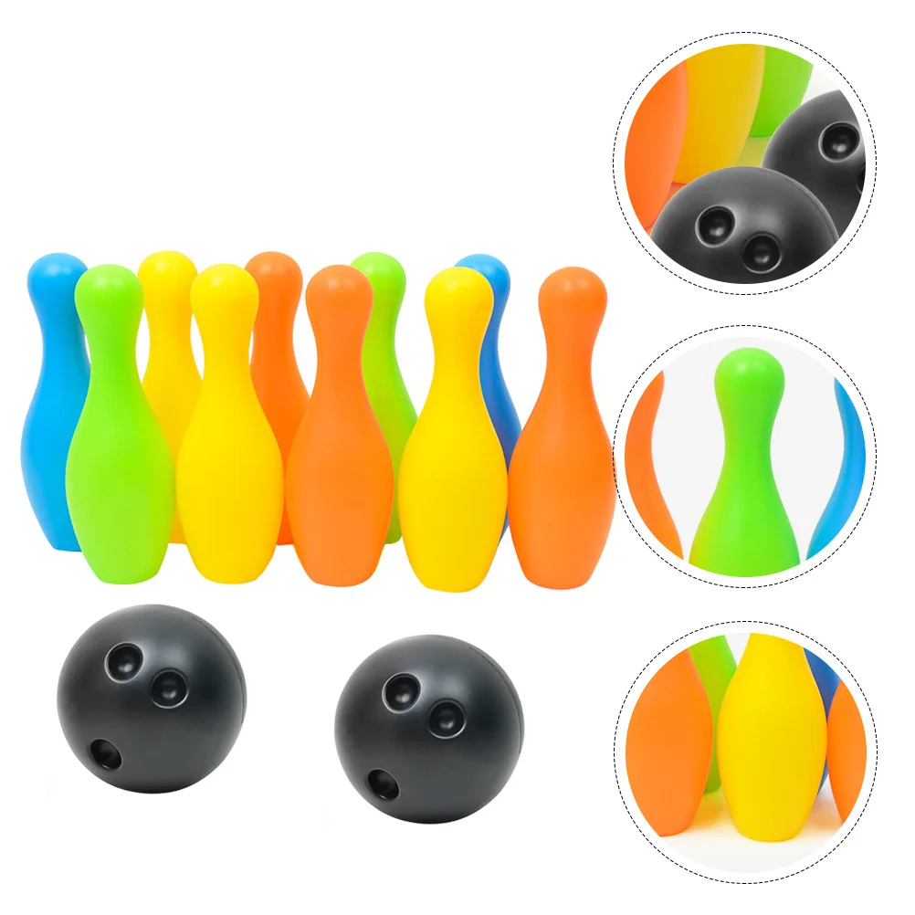 

Набор для боулинга, 12 шт., 15,5 см, пластиковые цветные булавки, прочный, для игр на открытом воздухе, для развития, для боулинга