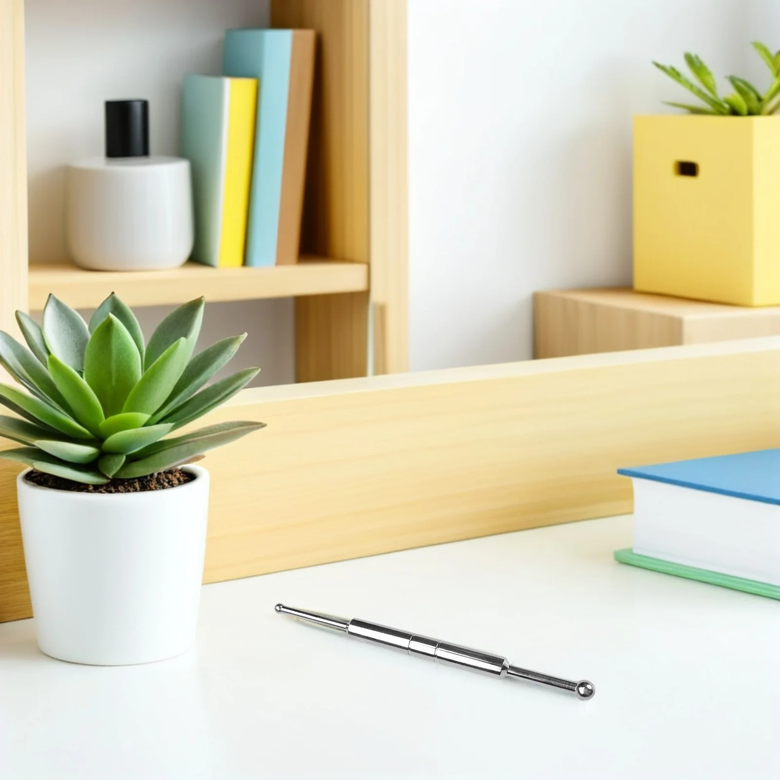 

Deep Tissue Massage Pen Stainless Steel Trigger Point Tool Facial Acupressure Stick Full Body Muscle Relaxation Massage Pen