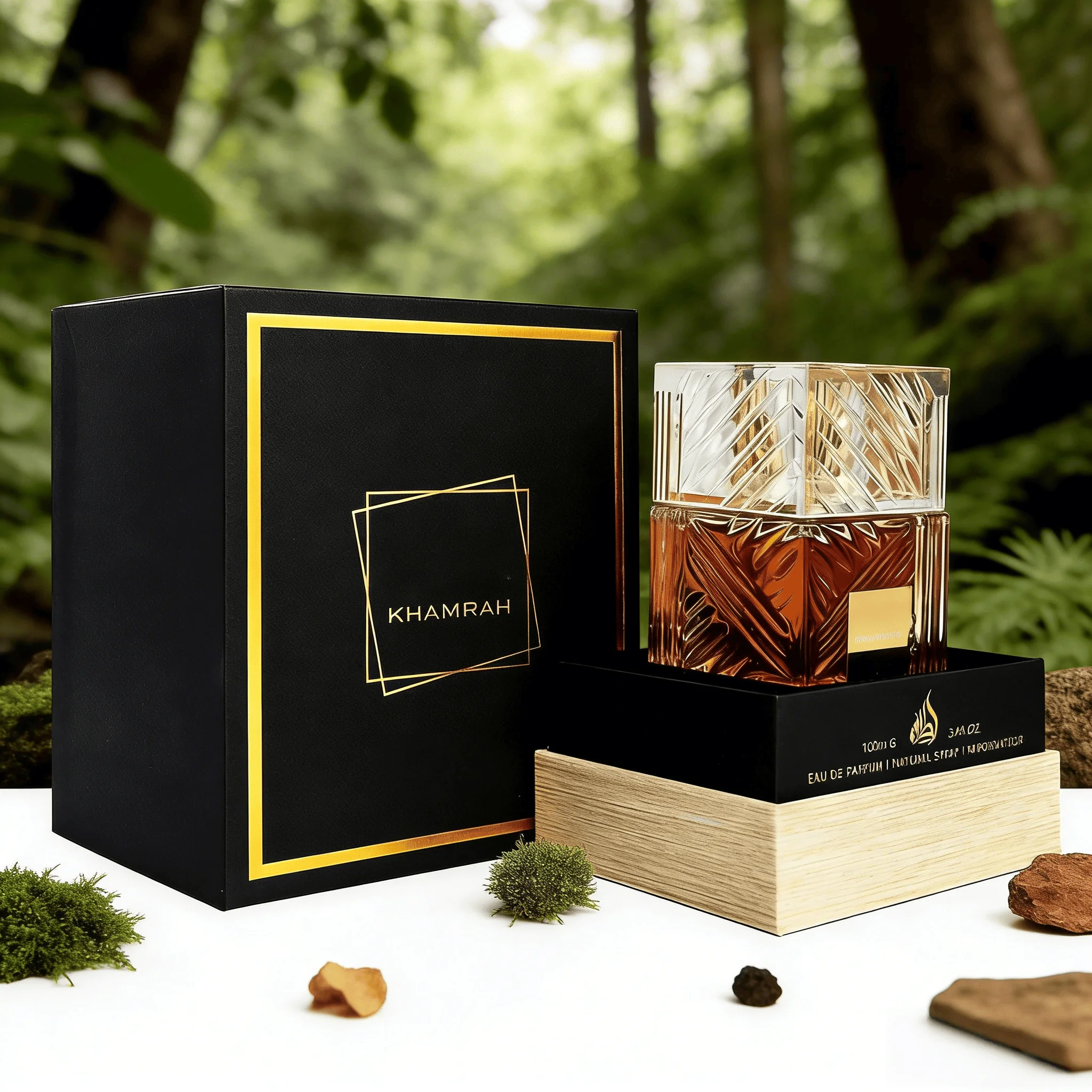 

KHAMRAH Men Fragrance Arabian Charm Unisex Men Perfume Couple Date Eau De Toilette 100ml Woody Cologne Light