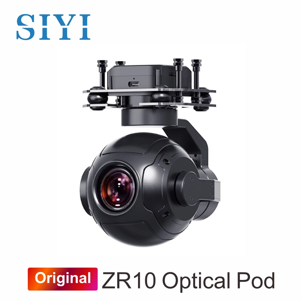 

Камера SIYI ZR10 2K 4MP QHD с 30-кратным гибридным (10-кратный оптический) зумом, 1/2.7-дюймовой CMOS-матрицей, HDR, ночным видением Starlight и 3-осевым стабилизатором для БПЛА (UAV POD)