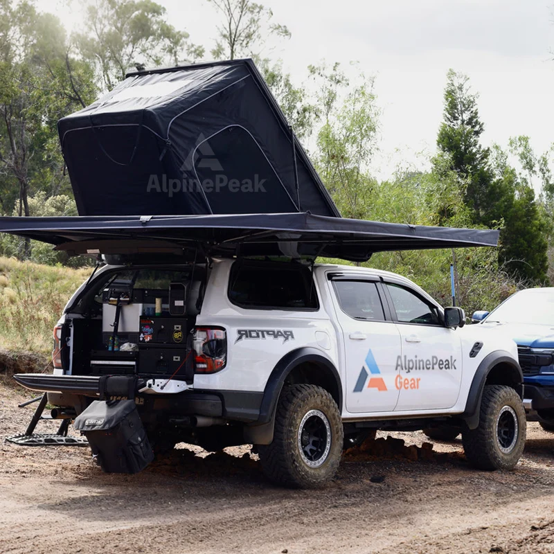 Lightweight Waterproof Aluminium Hardshell Off-Road Rooftop Tent Car Roof Top Tent RTT For 4x4 4WD Camping Adventure