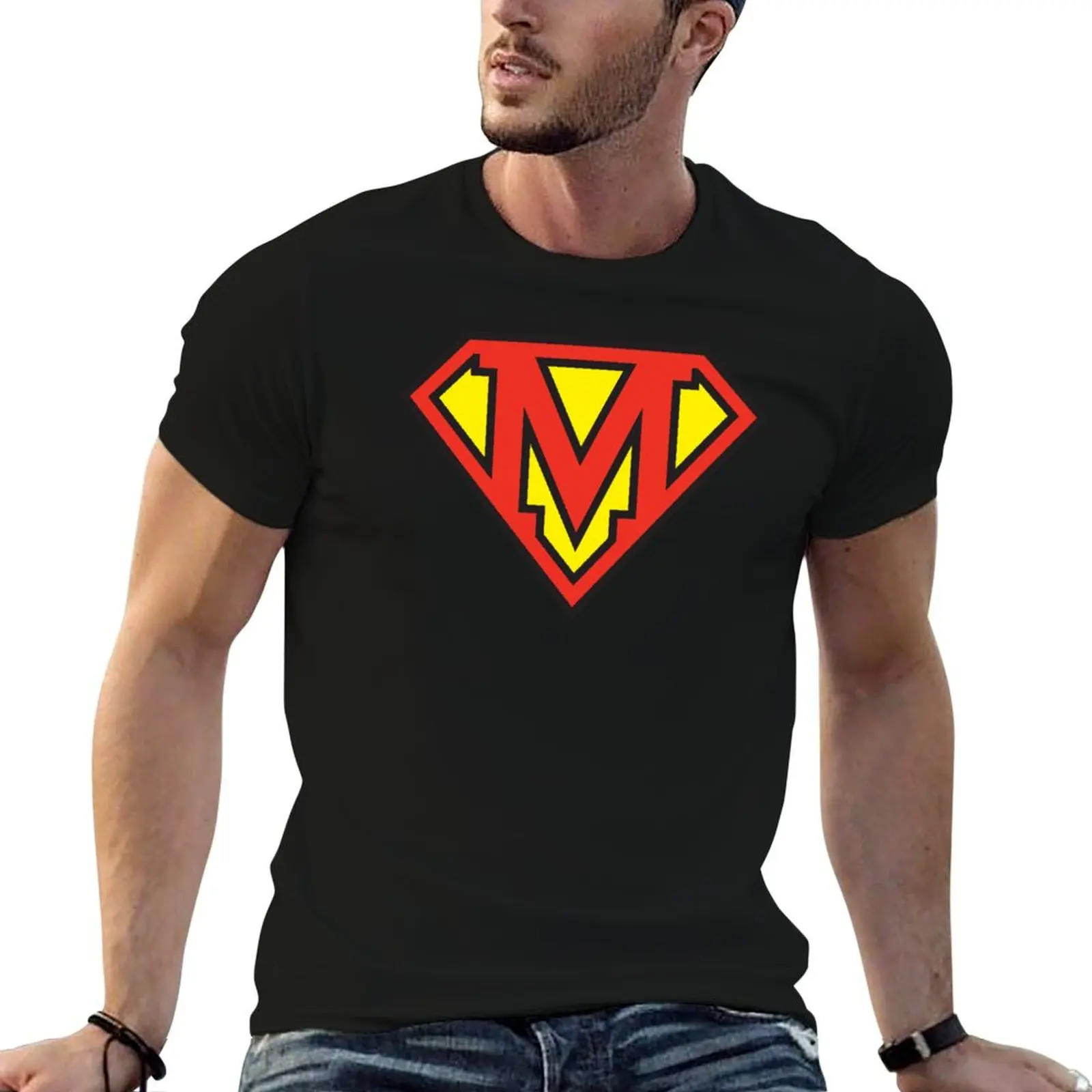 Super Initials Tee - M T-Shirt Outdoor Sports Lightweight Tee
