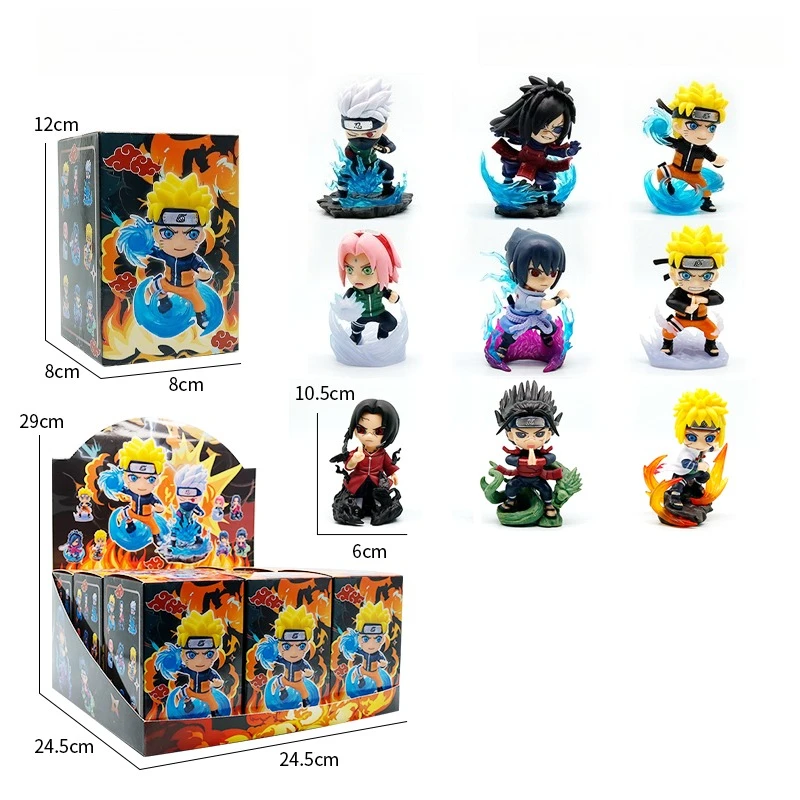 FUNISM NARUTO SHIPPUDEN Chronicles Great Ninja War Series Blind Box Vol.1 Figur, süßes Geschenk für Kinder, Geburtstagsparty-Serie