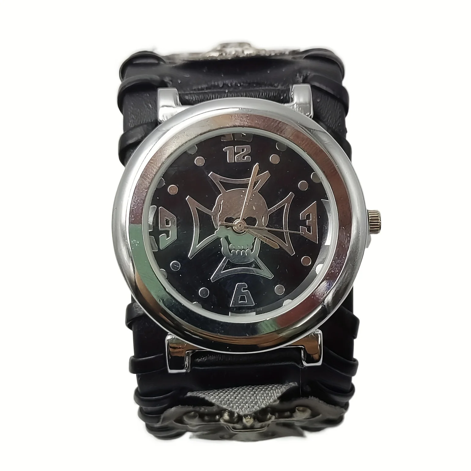 سوار جمجمة سيد حديد ، ساعة هيب هوب ، سلسلة عريضة النطاق ، بانك ، علامة تجارية عصرية ، ماستر ، هالويون