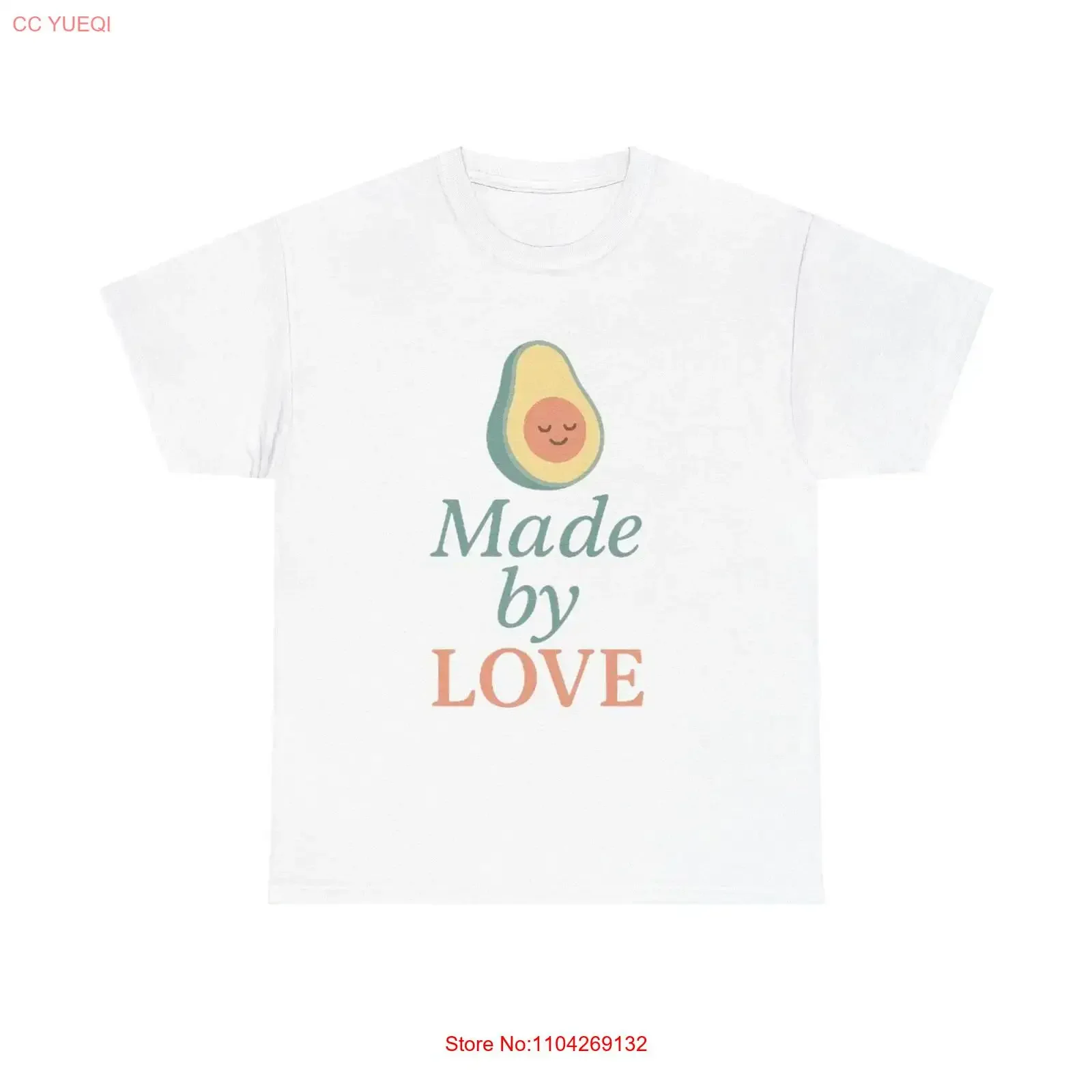 Cute Avocado Love T Shirt Cotton Perfect for Food Lovers Casual Wear Apparel Birthday or Day vintage Washed Soft Versatile
