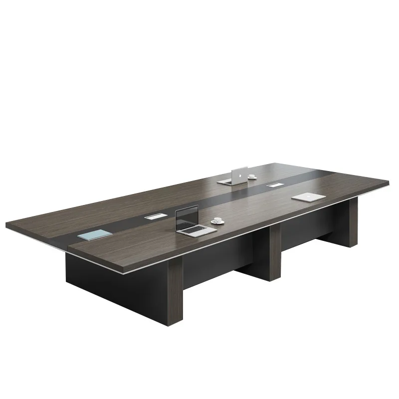 

Board office meeting, negotiation table, simple and modern, conference room training table and chair combination