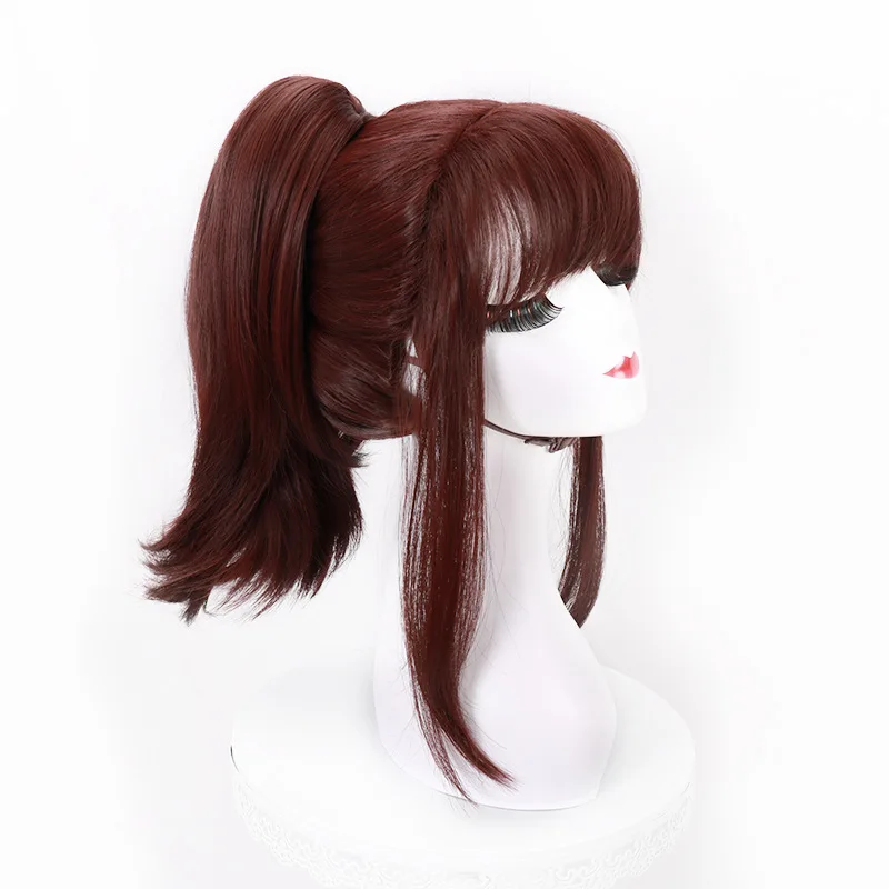 Ataque ao titã sasha braus vermelho marrom anime peruca cosplay