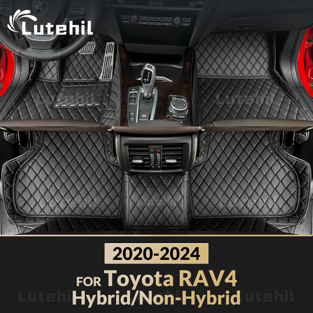 

Автомобильные коврики для Toyota RAV4 Hybrid/Non-Hybrid 2020 2021 2022 2023 2024, пользовательские подушечки для ног, ковровый чехол, аксессуары для интерьера