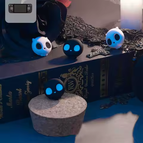 Skull Silicone Soft Thumb Stick Grip Cap Joystick Cover For Valve Steam Deck Oled / ASUS ROG Ally X Game Console Thumbstick Case