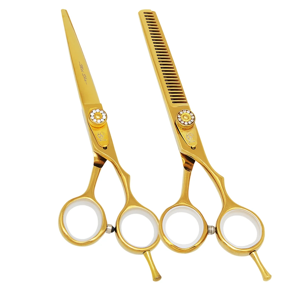 

5.5/6 Inch Professional Hair Scissors Cutting Shears Barber Hair Thinning Clippers Hairdressing Salon Scissors Steel 440C A0068A