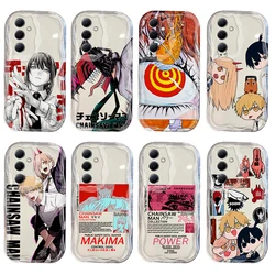 Anime Chainsaws Man 3D Wave Case For Xiaomi Redmi 13C 12 12C 10 10C 9 9C A1 A2 A3 K50 K40 Note 13 12 11 10 Pro Plus 4G 5G Cover