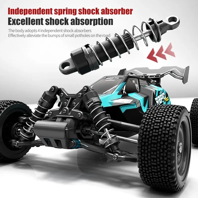 1:16 4WD Brush Or Brushless RC Racing Car 4X4 High Speed Off-Road Cars 50KM/H Or 70KM/H 2.4G Remote Control Toys Boys Girls Gift