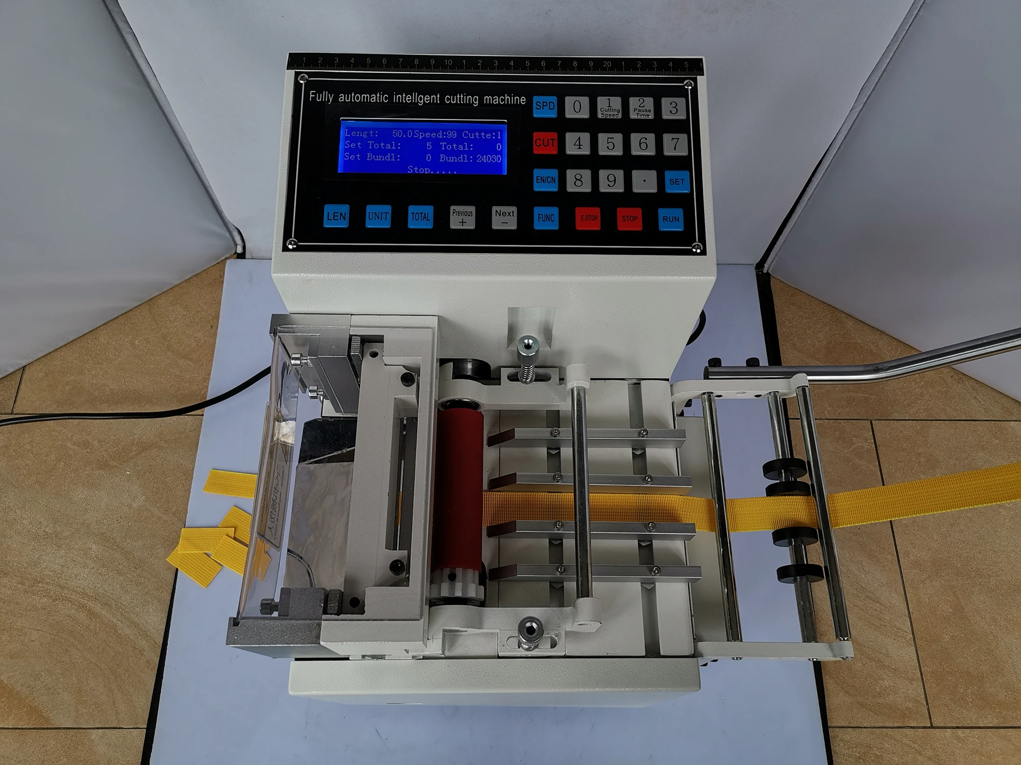 DG-100LH automatic computer tube cutting machine,Heavy-duty high-speed cutting machine ,PVC ,Heat shrink tubing and casing tube