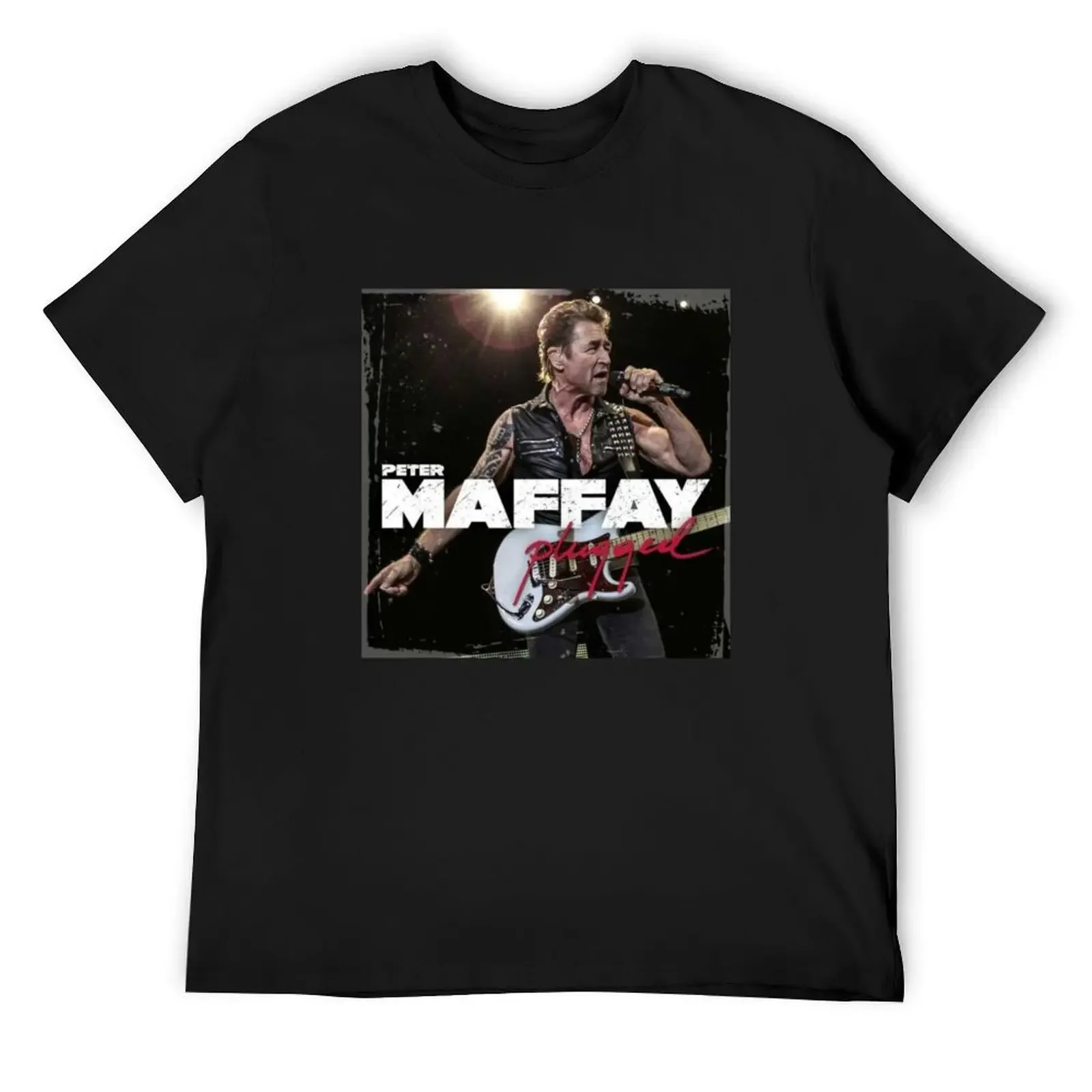 Peter Maffay - Peter farewell tour 2024 - singer- german singer T-Shirt blue archive tops oversized mens vintage t shirts