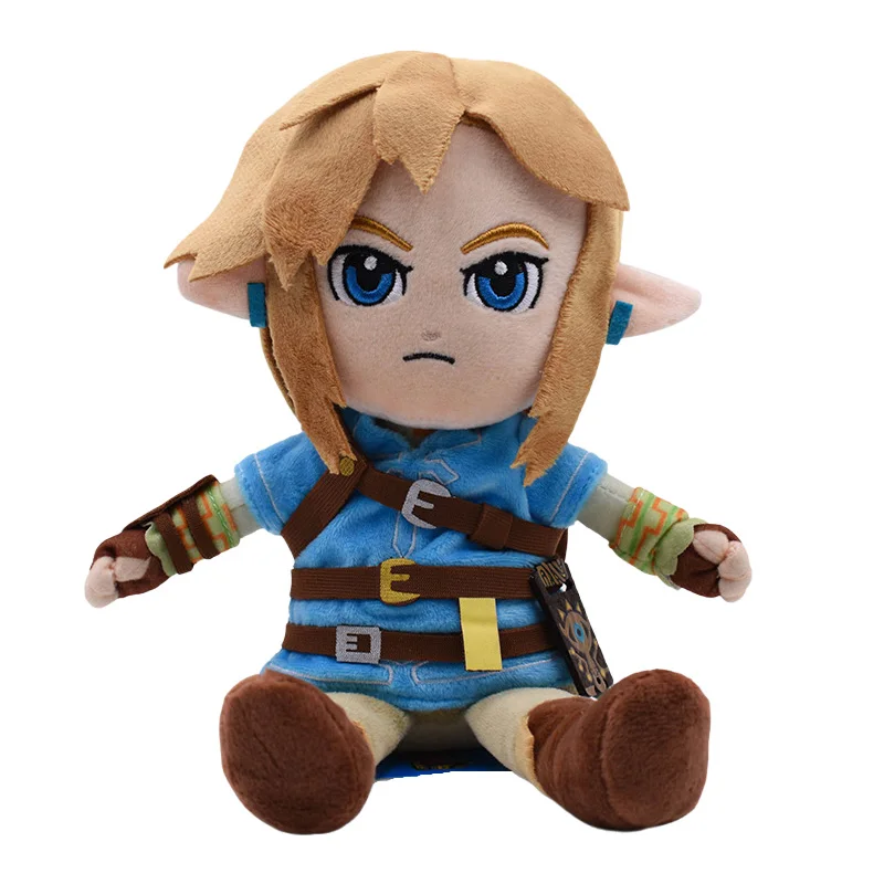 18-30cm a lenda de zelda brinquedos de pelúcia link elf seed homem jogo periférico figuras dos desenhos animados bonecas macias crianças presentes de aniversário