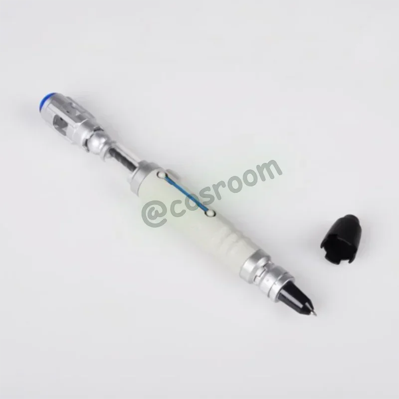 عرض تلفزيوني ساخن Dr.WHO 10Th مفك سونيك القلم مع مصباح ليد الصوت عصا سحرية عصا لمحبي الأفلام تأثيري الدعائم MN12