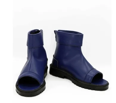 Chaussures de Cosplay Anime Ninja Uzumaki, bottes bleues pour carnaval, Halloween, fête de noël