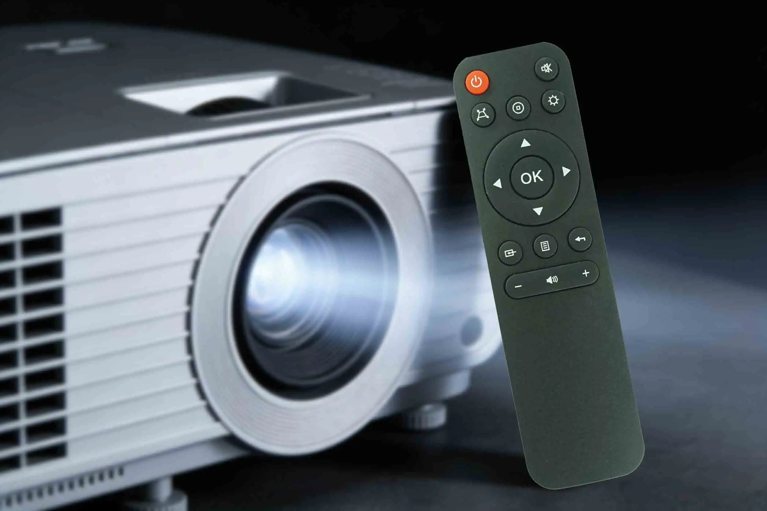 

Пульт дистанционного управления, совместимый с ONOAYO C50, ONO1, AYO1, Ussunny C50 и Sovboi VB1 5G Mini DLP, портативный проектор для фильмов с поддержкой Wi-Fi и разрешением 1080P.